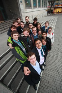 Das Organisationsteam des DC Stuttgart in einer ruhigen Minute
